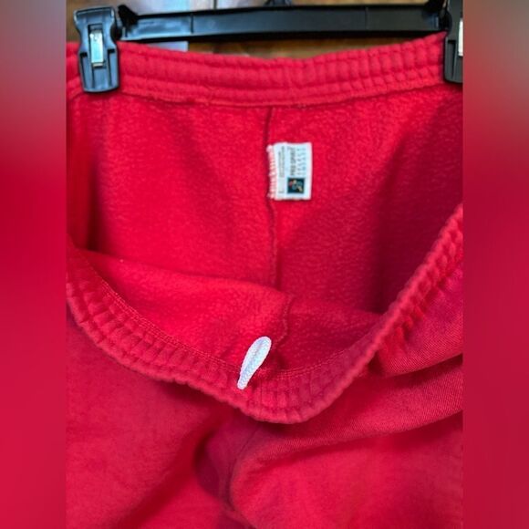 Retro Vibrant Red Sweatpants - Picture 6 of 6